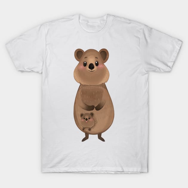 Quokka T-Shirt by Alina.soul.notes